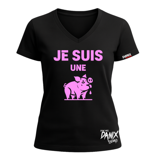 Tshirt Je suis une cochone [DANIX CENSORED]